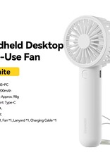 ESSAGER Handheld Desktop Dual Use Fan 3 Speeds Adjustable Portable Cooling Fan
