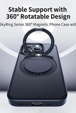 Baseus SkyRing Serues 360 Magnetic Phone Case with Stand for Iphone 16, black