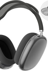 Soft TPU Headphone Case for Apple AirPods Max, Scratch-proof Headset Protective Sleeve Cover - Transparent Black