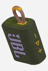 JBL GO 3 Green with  Purple Text