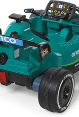 Dynacraft 12V Aston Martin Aramco Formula One Team Race Car for Age 3-8 Years, with Remote Contol
