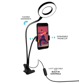 Monster Multi-Color 3.5" LED Ring Light (MSV7-1003-MWT)*