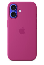 Liquid Silicone case with MagSafe Pop up window for iPhone 16