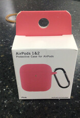 AirPods Silicone  Case - Gen 1 & 2 (Pink)