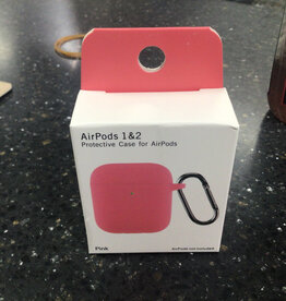 AirPods Silicone  Case - Gen 1 & 2 (Pink)