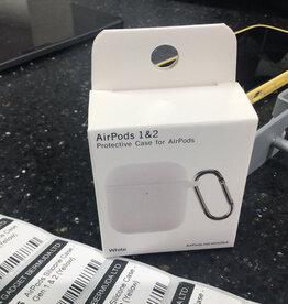 AirPods Silicone  Case - Gen 1 & 2 (White)