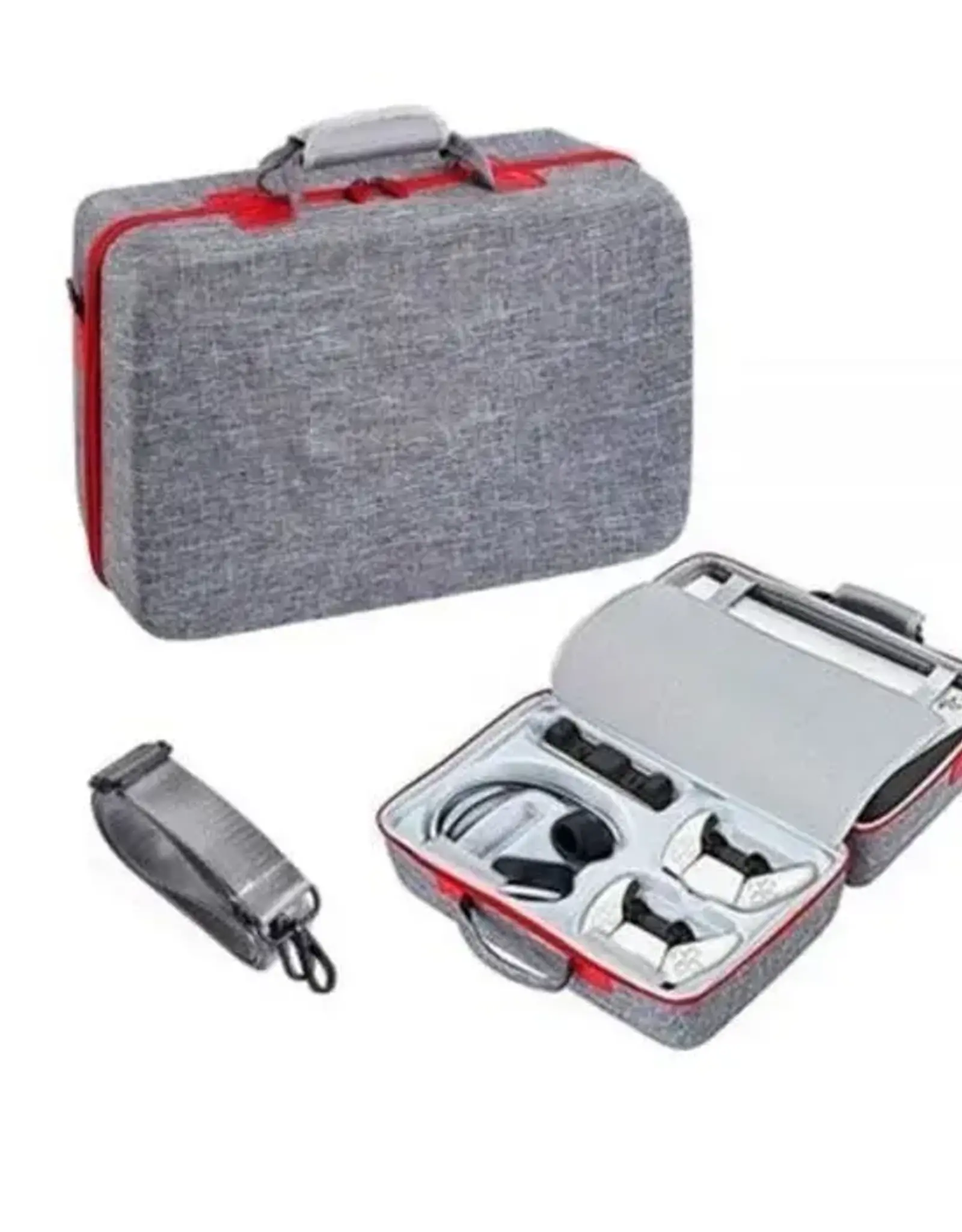 PlayStation 5 travel bag grey and red