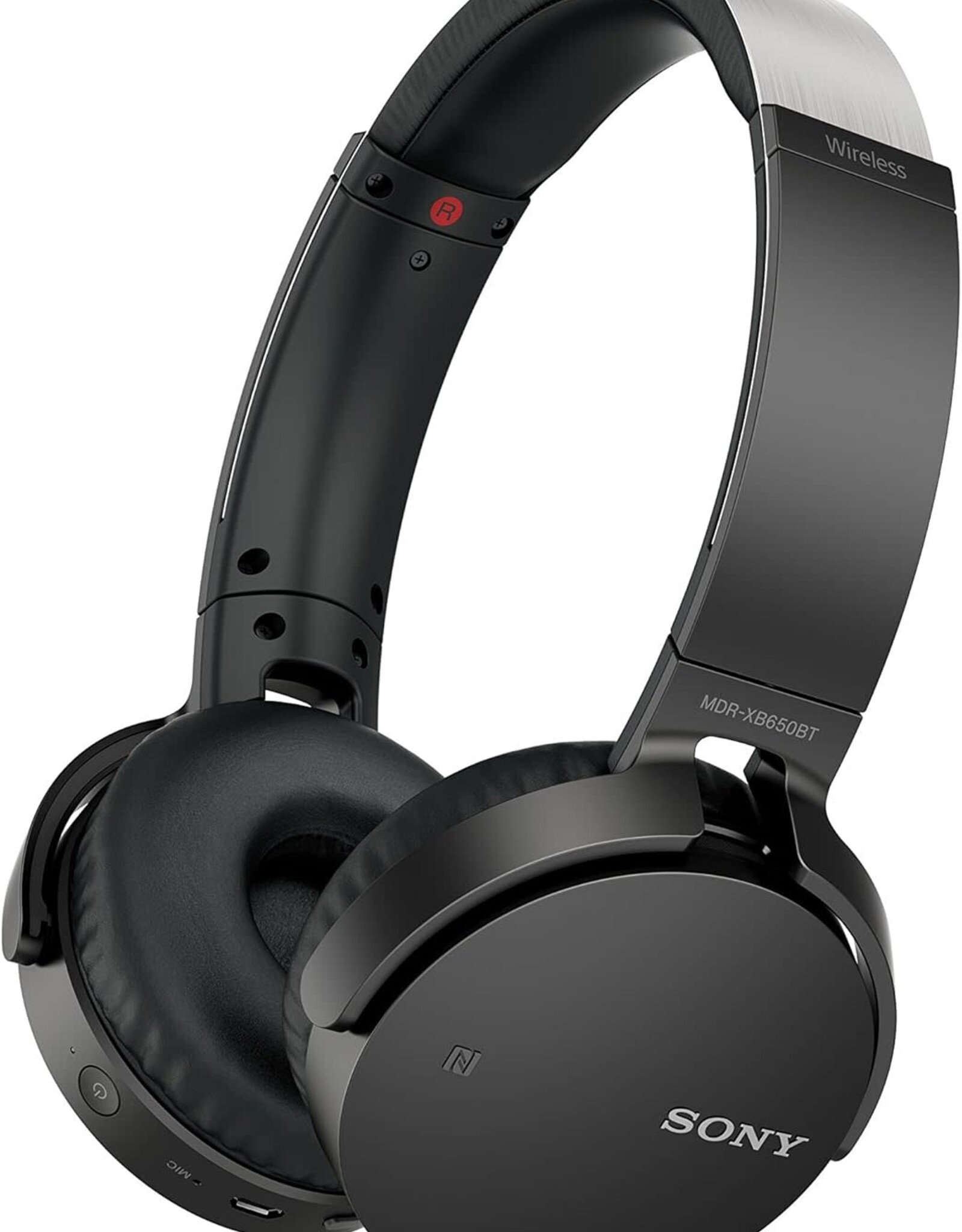 SONY- ON EAR EXTRA BASS HEADPHONES WITH MIC BLACK