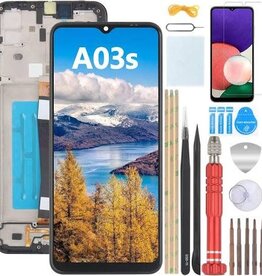 LCD Assembly Compatible For  (US Version) Samsung Galaxy A03s (A037F / 2021) (Dual Sim) (Micro USB Frame) (Refurbished) (All Colors)(Parts)