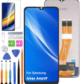 LCD Assembly Compatible For  Samsung Galaxy A03s (A037F / 2021) (Dual Sim) (Micro USB Frame) (Refurbished) (All Colors)(Parts)