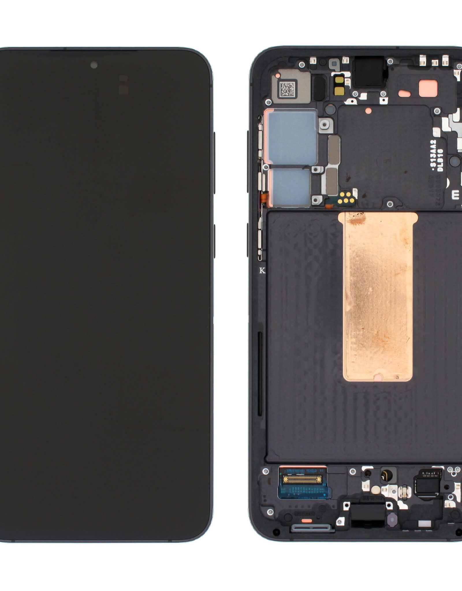 Samsung S23+ (SM-S916B) Screen With Frame (GH82-30476B) (Black) (Parts)