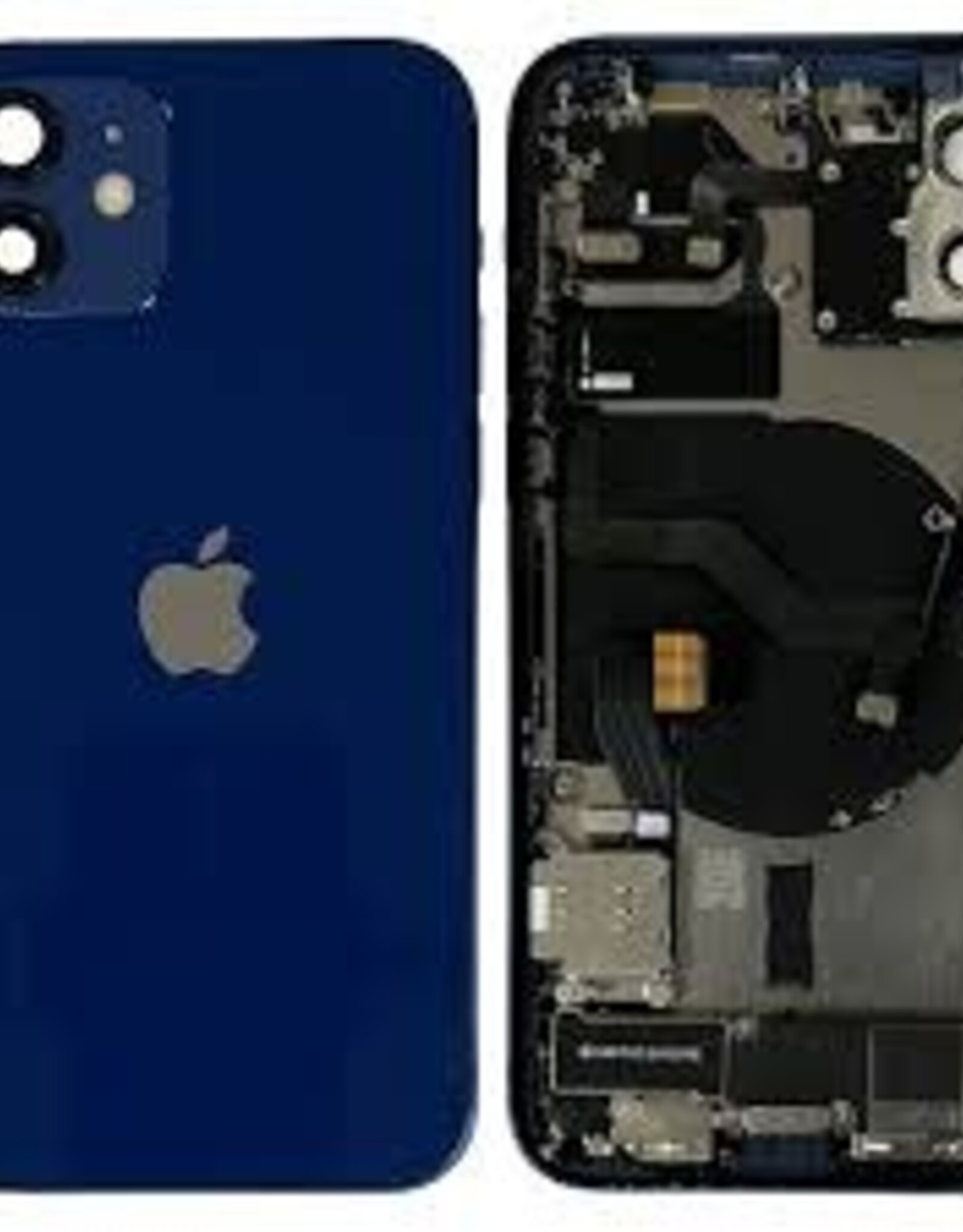 Rear Housing + Frame Back + Glass + Camera Glass iPhone 12 A2172, A2402 Blue
