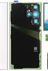 Samsung Galaxy S22 Ultra 5G Back Cover Glass With Camera Lens  (White)