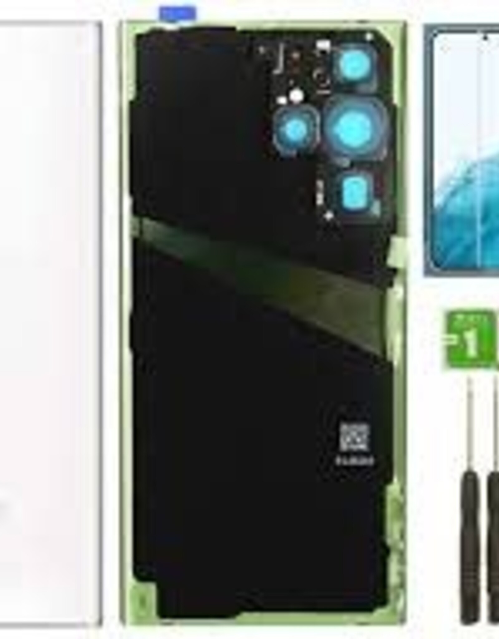 Samsung Galaxy S22 Ultra 5G Back Cover Glass With Camera Lens  (White)