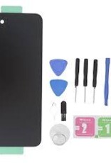 S22 Plus Back Cover Glass With Camera Lens (No Logo) Black