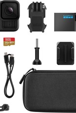 GoPro HERO13 Black Accessory Bundle - Includes The Handler, 2 Enduro Batteries, 2 Curved Adhesive Mounts, 64GB SanDisk MicroSD Card, and Carrying Case