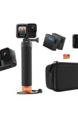 GoPro HERO13 Black Accessory Bundle - Includes The Handler, 2 Enduro Batteries, 2 Curved Adhesive Mounts, 64GB SanDisk MicroSD Card, and Carrying Case