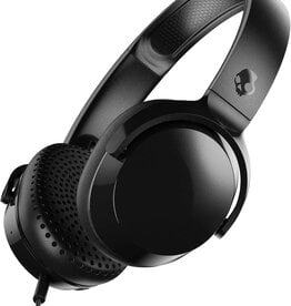 Skullcandy Riff On-Ear Wired Headphones, Microphone, Works with Bluetooth Devices and Computers - Black