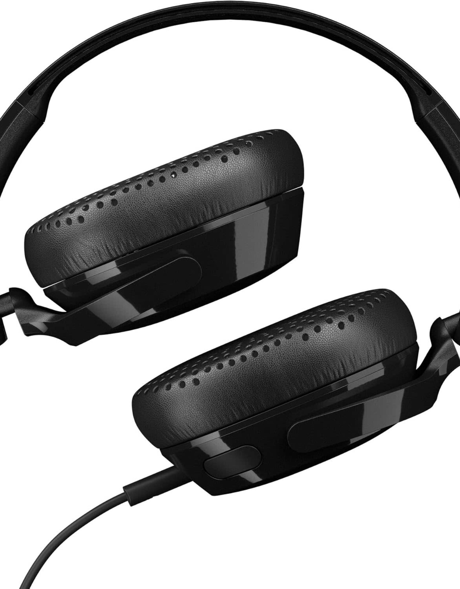 Skullcandy Riff On-Ear Wired Headphones, Microphone, Works with Bluetooth Devices and Computers - Black