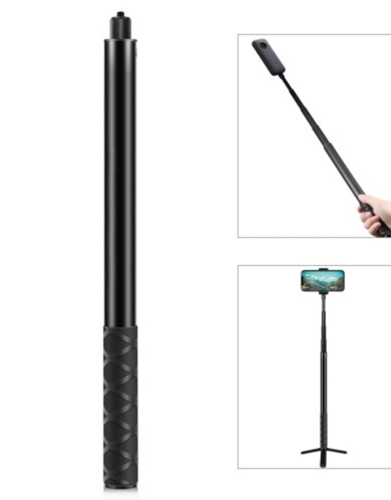PULUZ 150cm Metal Selfie Stick Monopod for Insta360 One RS / X2 / X3