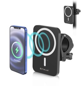 PULUZ 15W Magnetic Qi Wireless Charger Vlogging Phone Clamp Holder