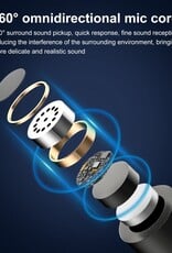 PULUZ Wireless Lavalier Noise Reduction Reverb Microphones for iPhone / iPad, 8-Pin Receiver and Dual Microphones