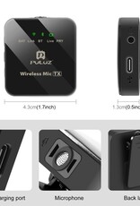 PULUZ Wireless Lavalier Microphone for Type-C Phone, Type-C Receiver and Dual Microphones