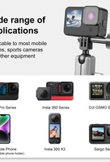 PULUZ Car Suction Cup Mount 360° Rotation Windshield & Window Camera Bracket for GoPro Hero 13 12 11 10 9 8 7 Insta360 X3/4/5 DJI Action Cameras