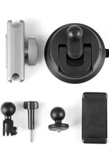 PULUZ Car Suction Cup Mount 360° Rotation Windshield & Window Camera Bracket for GoPro Hero 13 12 11 10 9 8 7 Insta360 X3/4/5 DJI Action Cameras