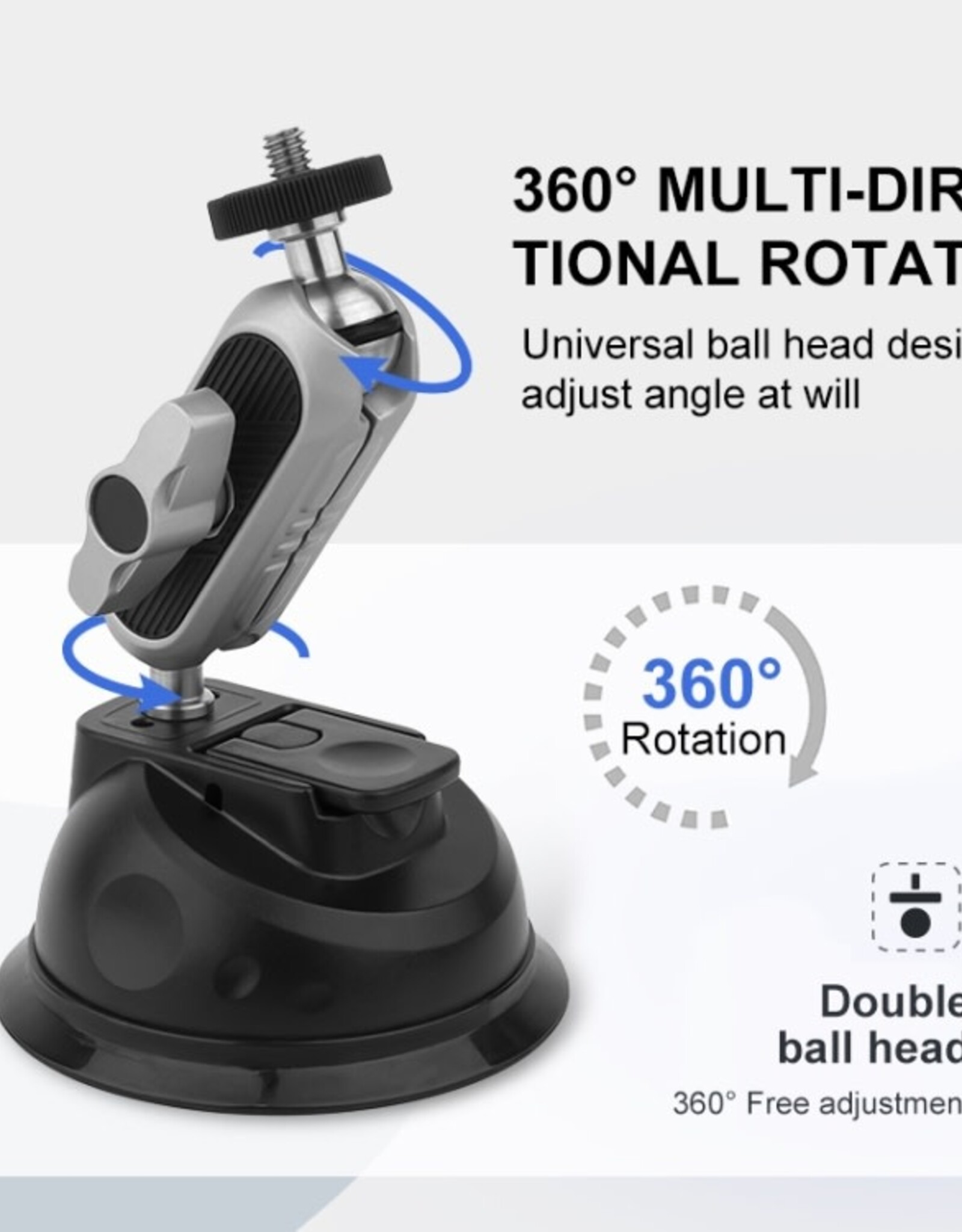 Action camera Suction cup bracket PU861