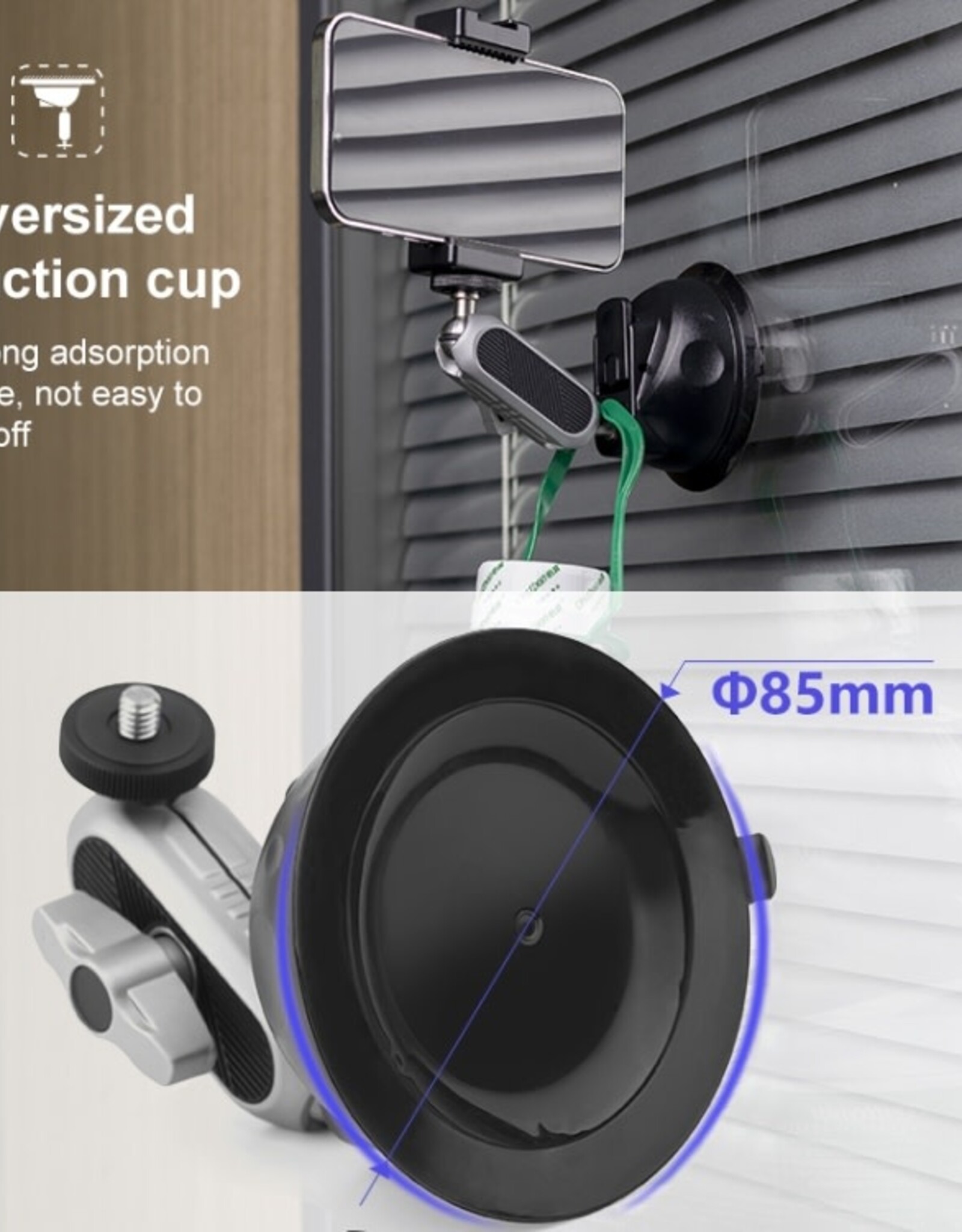 Action camera Suction cup bracket PU861
