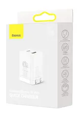 Baseus Super Si Pro Quick Charger C+U 30W CN White