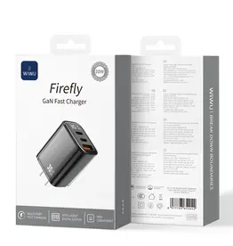 Wiwu Firefly  30W PD GaN Fast Charger Wi-G010 CN