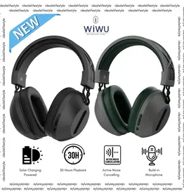 WiWU solar  wireless  Headphone
