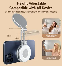 Telesin C03 Magnetic Selfie Ring Light