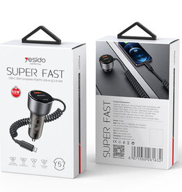Yesido Super Fast Usb-C 30w Compatible PD&PPS Usb-A QC3.0 18w 50w Y57