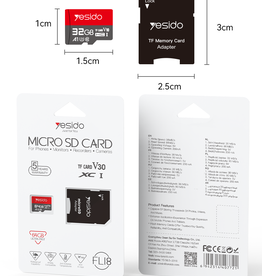 YESIDO Micro SD Card (32GB)