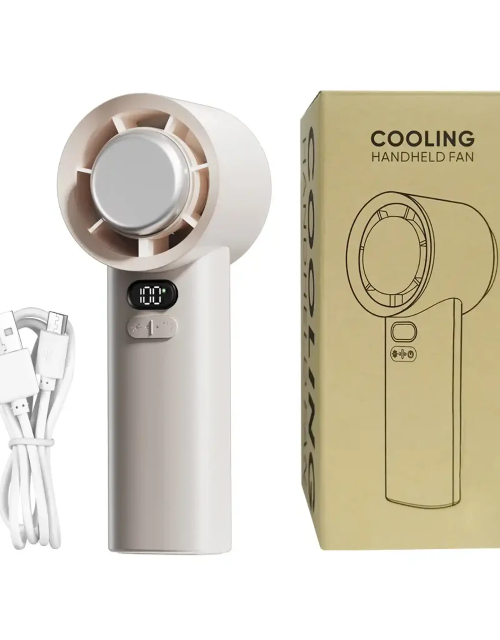 Hand-held ice turbine bladeless fan M57