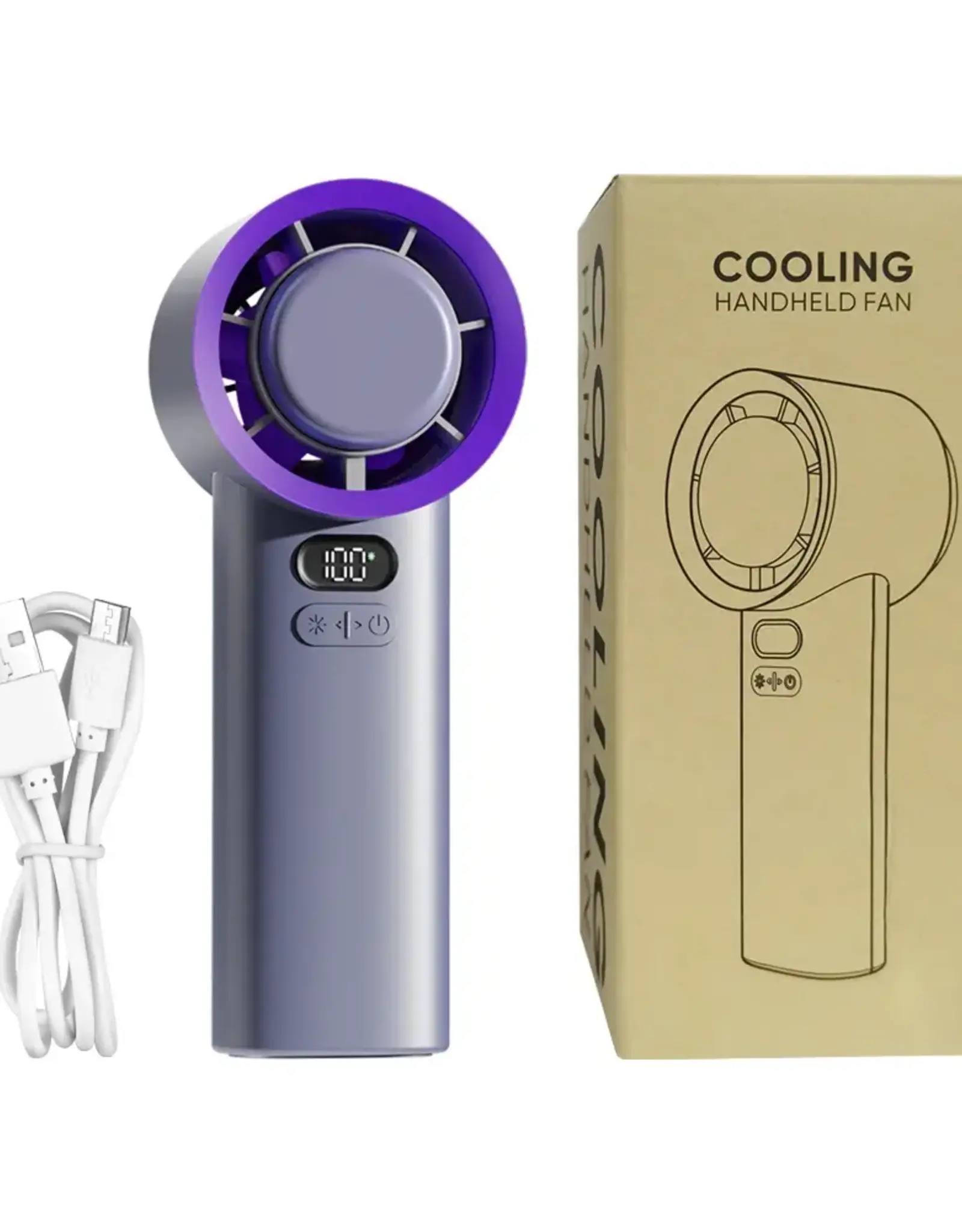 Hand-held ice turbine bladeless fan M57