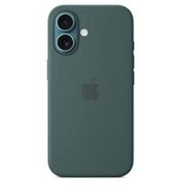 Apple iPhone 16 Series Silicone Case with MagSafe Lake Green 16 plus