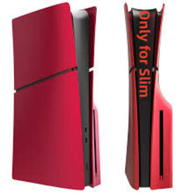 Shell Panels For PlayStation 5 Slim Accessories Protective Replacement Faceplate (Volcanic Red)