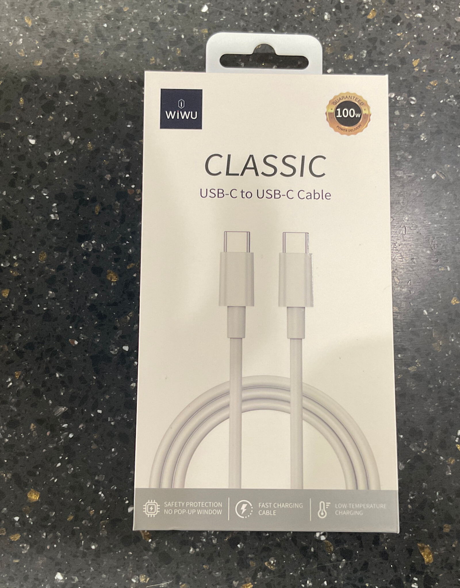 Classic Data Cable - USC-C to USB-C (100W ) Wi-C008