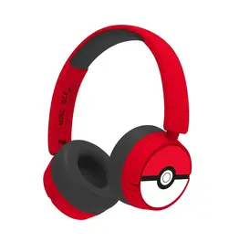 Pokémon Poke Ball Kids Wireless Headphones - Red