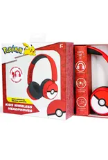 Pokémon Poke Ball Kids Wireless Headphones - Red