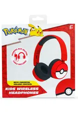 Pokémon Poke Ball Kids Wireless Headphones - Red