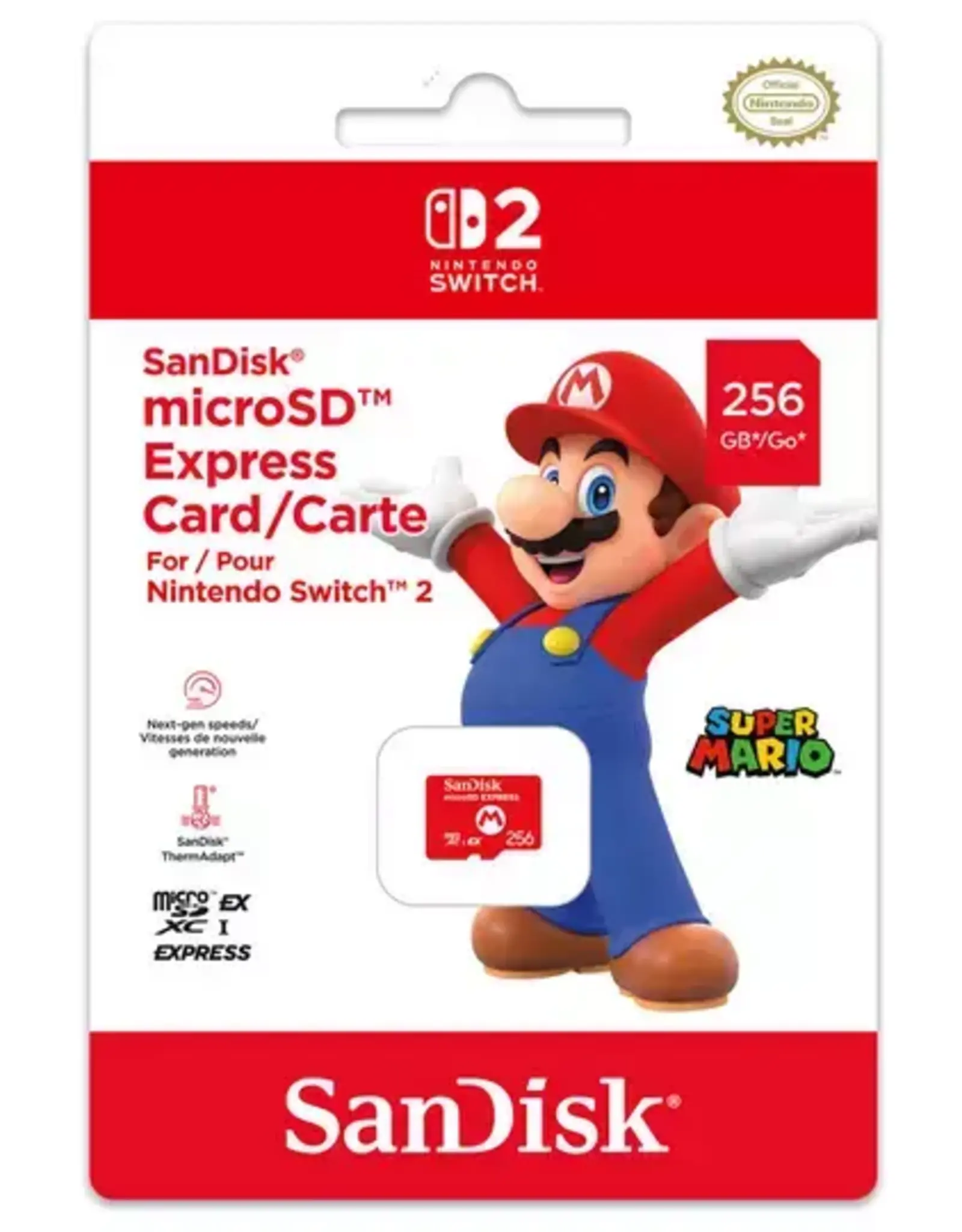 Samsung microSD Express Card - 256GB for Nintendo Switch 2