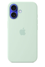 Liquid Silicone case with MagSafe Pop up window for iPhone 16