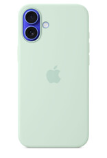 Liquid Silicone case with MagSafe Pop up window for iPhone 16 Plus