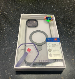 15 plus wiwu grey premium case