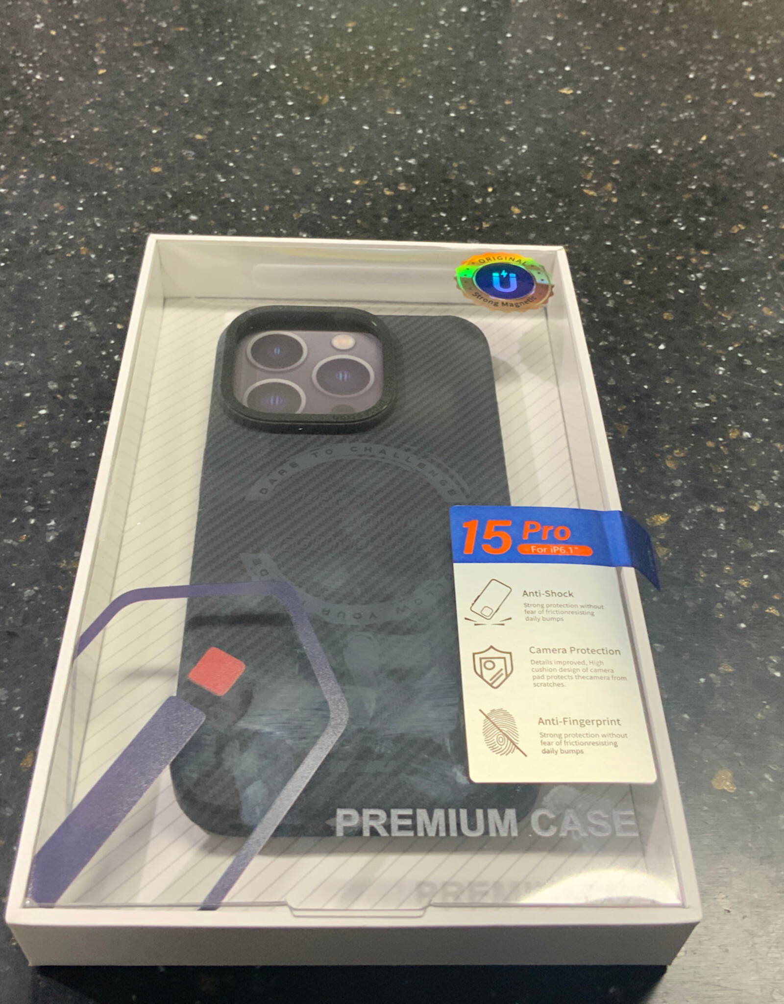 Wiwu black premium case 15 pro